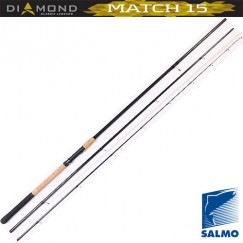 Удилище матчевое SALMO Diamond Match 15 ,углеволокно,  3,9 м, тест: 4-16 гр , 202 г